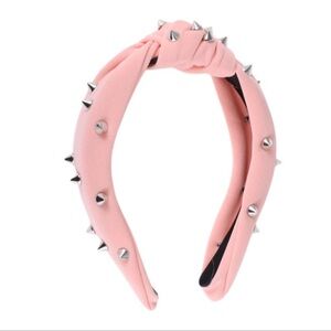 Pink Studded Spike Headband